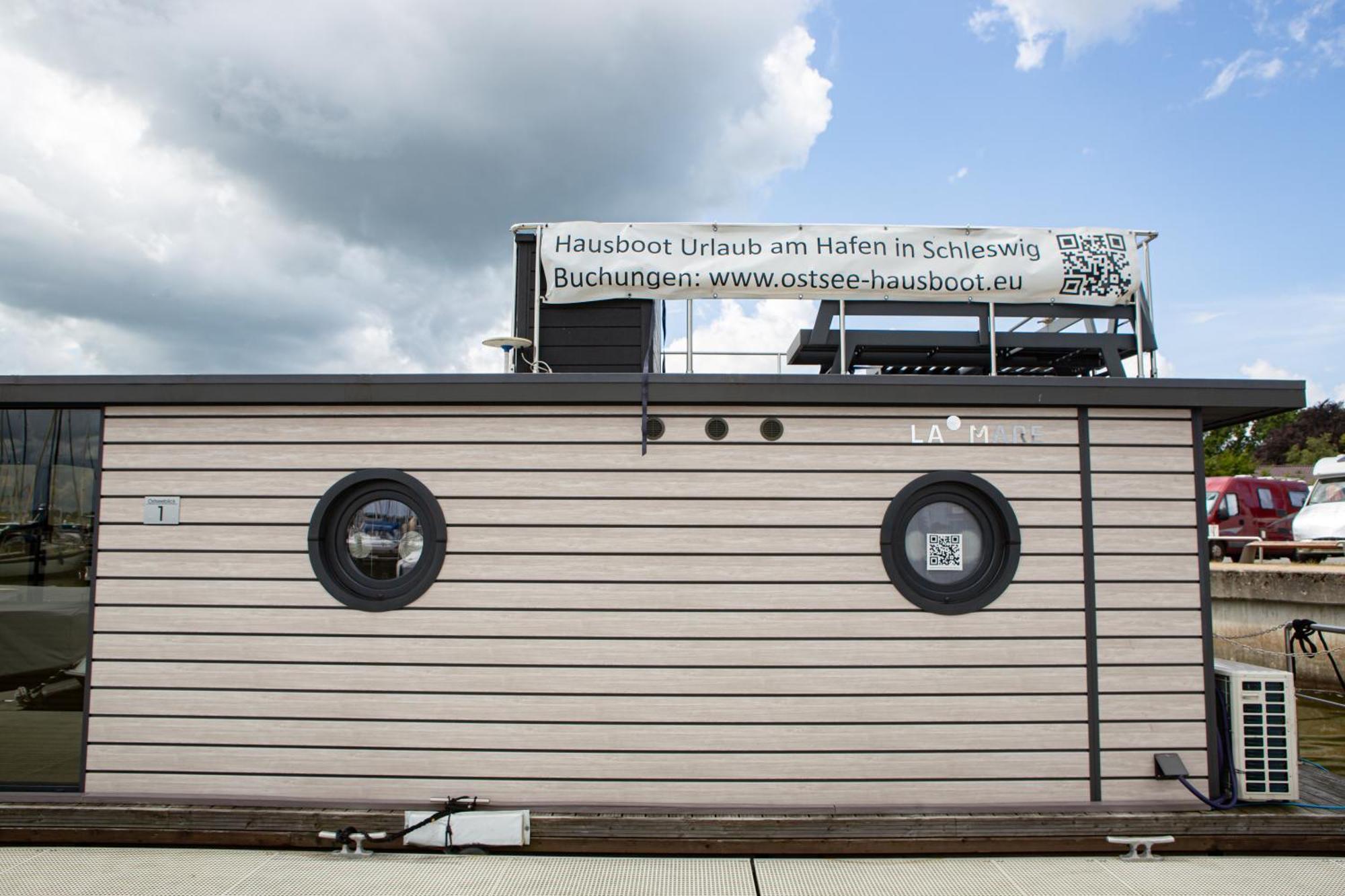 Ostsee Hausboot Schleswig Ostseeblick 1 المظهر الخارجي الصورة